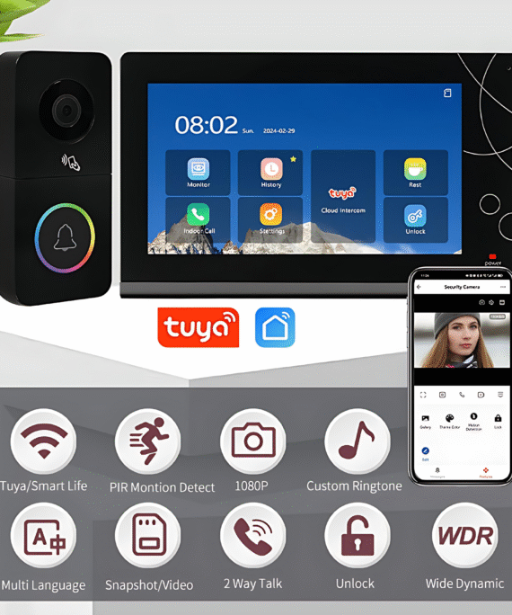 Smart Door Bell With Screen